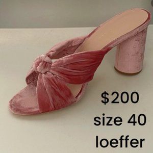 loeffler randall suede pink shoes